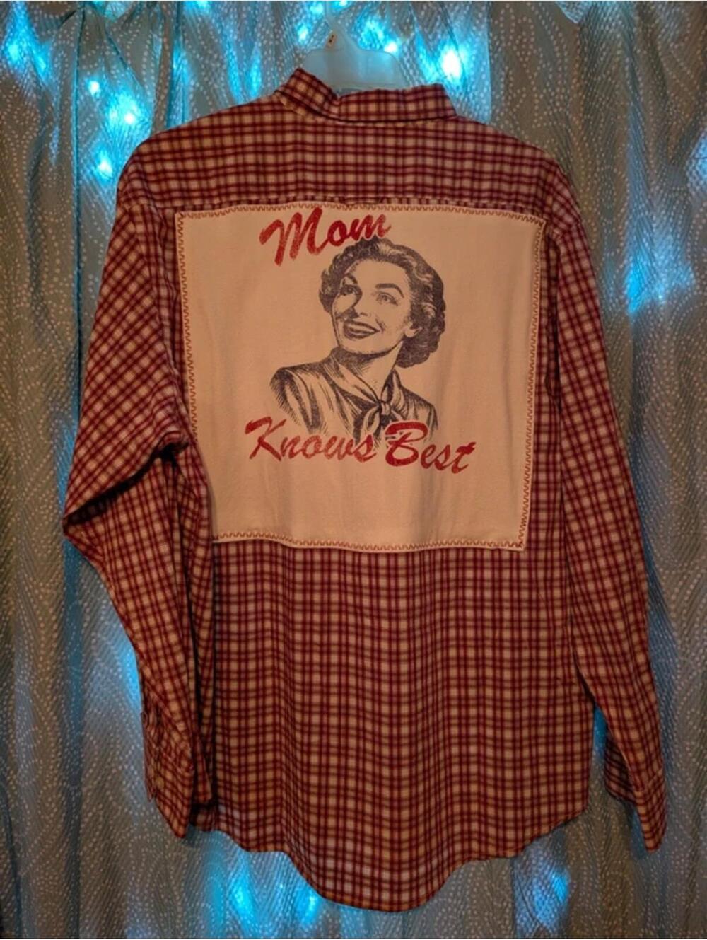 Mom Knows Best Shacket One of a Kind Handcrafted